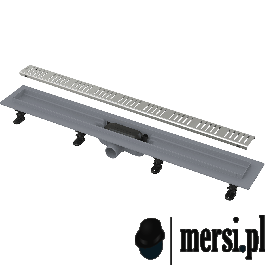 Alcaplast APZ10 SIMPLE Odpływ podłogowy z obramowaniem do rusztu perforowanego