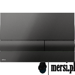 Alcaplast M1718 Przycisk sterujący do systemów podtynkowych, czarny-połysk