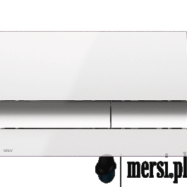 Alcaplast M1720-1 Przycisk sterujący do systemów podtynkowych, biały-połysk/chrom-połysk