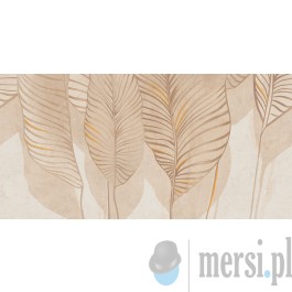 Tubądzin MILD CLAY LEAVES B DEKOR GRESOWY 119,8x59,8 GAT.1