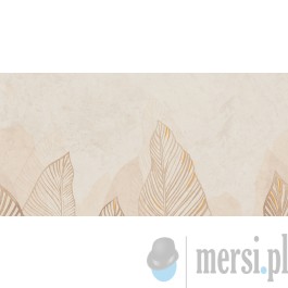 Tubądzin MILD CLAY LEAVES D DEKOR GRESOWY 119,8x59,8 GAT.1