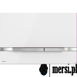 Alcaplast STRIPE-GL1200 Przycisk sterujący do systemów podtynkowych, szkło-biały
