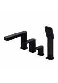 Omnires BARETTI bateria wannowa czarny mat BA7832BL