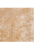 Paradyż ILARIO Beige stopnica narożna 30x30
