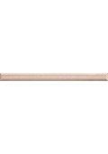 DOMINO NAVARA Beige POŁYSK 36x2,8 LISTWA