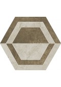 Paradyż SCRATCH beige hexagon B 26x29,8
