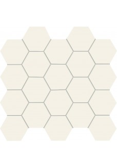 Tubądzin ALL IN WHITE / White mozaika ścienna 30,6x28,2 G1