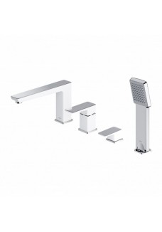 Omnires PARMA bateria wannowa chrom / biały PM7432CRB
