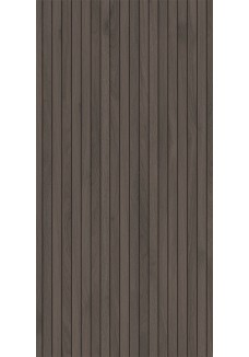 Tubądzin ECHO LAMELLA BROWN STR 119,8X59,8 GAT.1