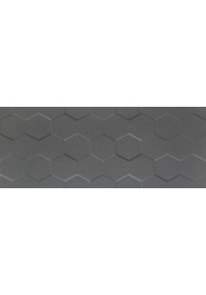 Tubądzin ELEMENTARY graphite hex STR 29.8x74.8