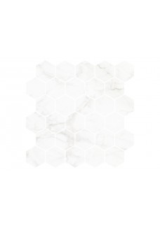 Nowa Gala FROST WHITE FW01 mozaika heksagon 27x27