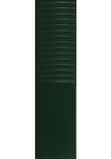Tubądzin GROOVE GREEN 2 GLOSS STR 29,8x7,8