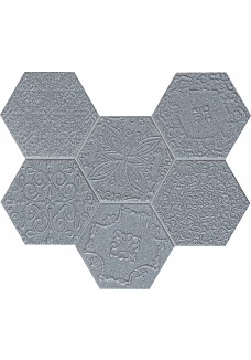 Tubądzin LACE graphite mozaika ścienna 28,9x22,1