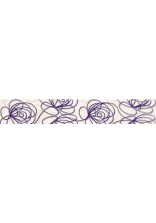 Tubądzin WAVE Modern violet listwa ścienna 44,8x7,1