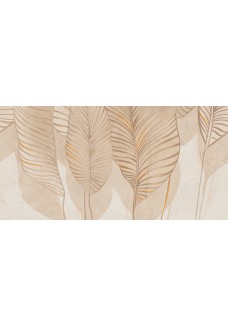 Tubądzin MILD CLAY LEAVES B DEKOR GRESOWY 119,8x59,8 GAT.1