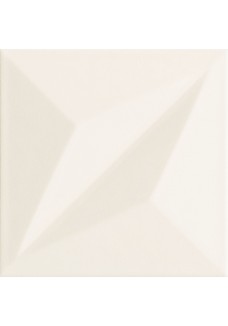 Tubądzin COLOUR White STR 1 14,8x14,8