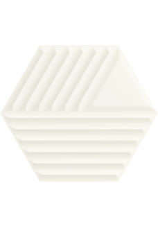 Paradyż WOODSKIN Bianco heksagon struktura C 19,8x17,1