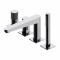 Omnires CONTOUR bateria wannowa chrom CT8032CR