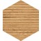 DOMINO FLARE Wood HEX 12,5x11