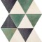 Domino MARGOT Green 25,8x32,8 mozaika