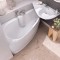 Ravak PANEL A AVOCADO 160 Prawy SNOWWHITE
