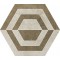 Paradyż SCRATCH beige hexagon A 26x29,8