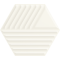 Paradyż WOODSKIN Bianco heksagon struktura C 19,8x17,1